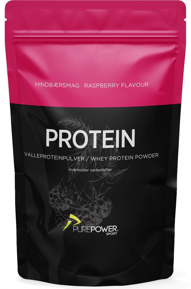 Purepower Valleprotein med Hindbær - 400g