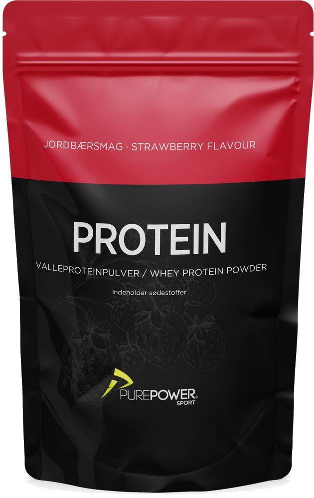 Purepower Valleprotein med Jordbær - 400g