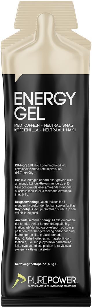 Purepower Energi Gel Neutral Koffein - 60g