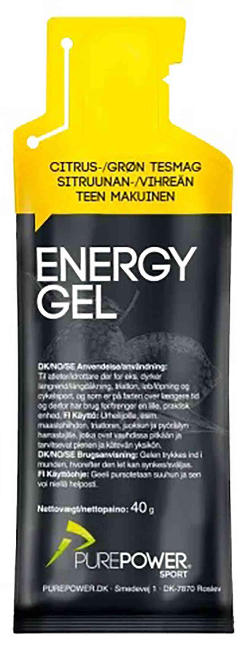 Purepower Energi Gel Citron Te - 40g