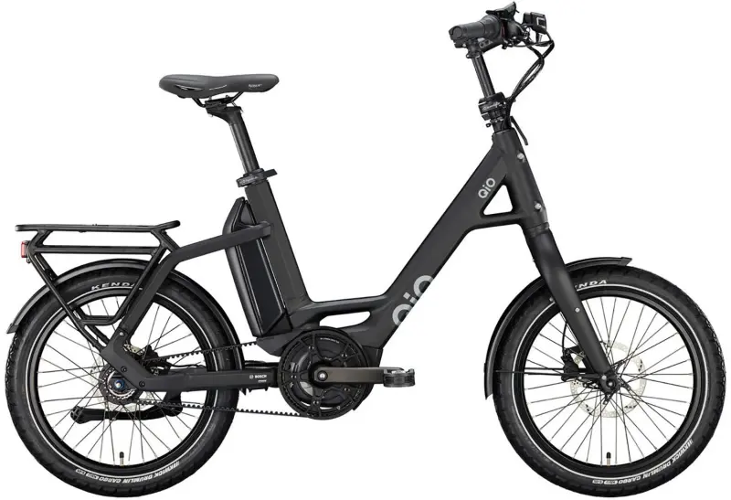 QIO Eins A-8R 20" Enviolo Elcykel 400w - Mat Sort 2024