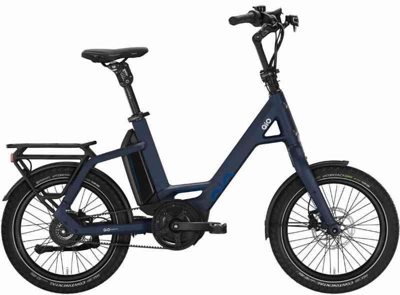 QIO Eins P-E 20" Elcykel 500wh 2022 - Blå tilbud!