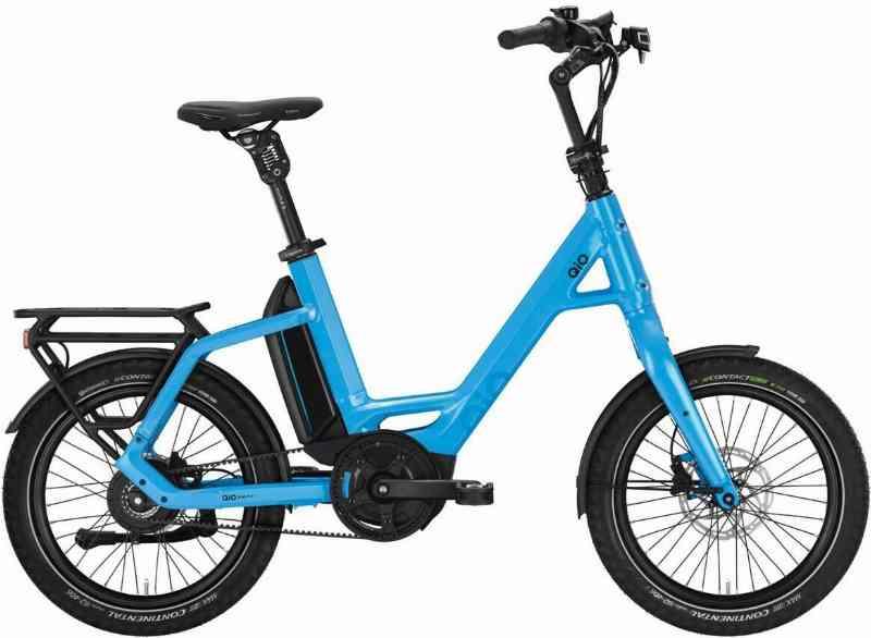 QIO Eins P-E 20" Enviolo 500wh 2022 - Lys Blå Cykel