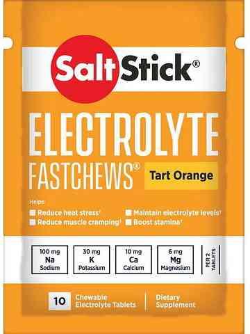 SaltStick Fastchews Appelsin 10 stk.