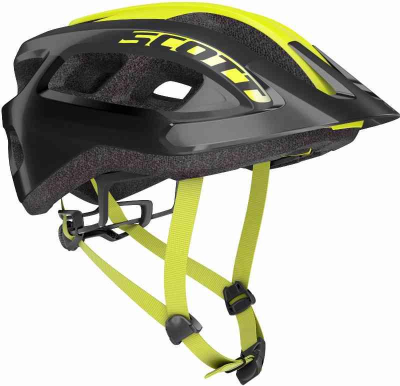 Scott Supra Hjelm - Sort og Gul