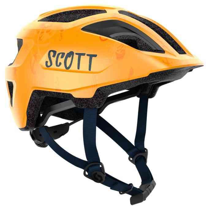 Scott Spunto Børnehjelm med LED Lys - Orange