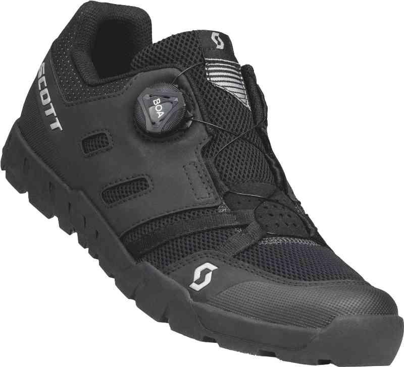 Scott Sport Crus-r Flat Boa Cykelsko - Sort/Sølv