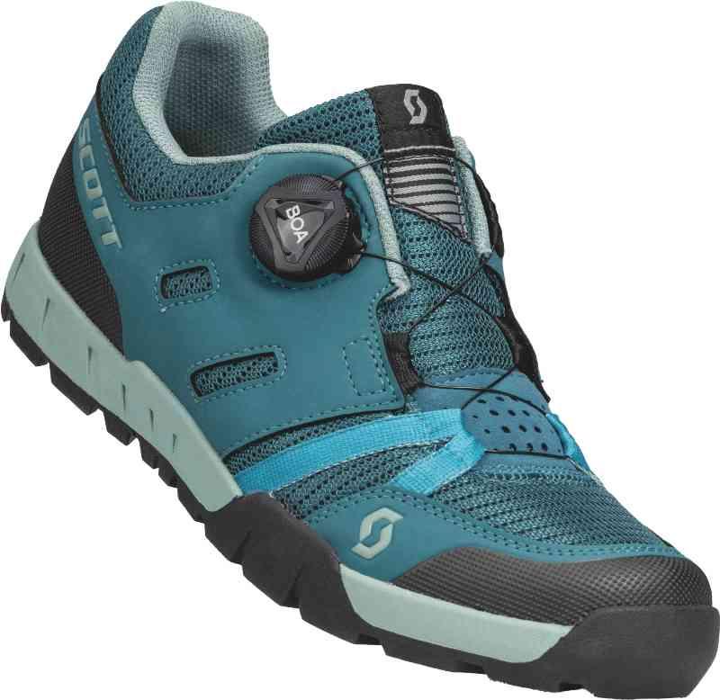 Scott Sport Crus-r Flat Boa Dame Cykelsko - Petrol/Mint
