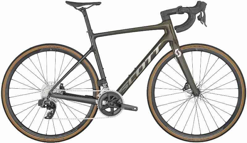 Scott Addict 10 2024 – Grå og Gul Cykel