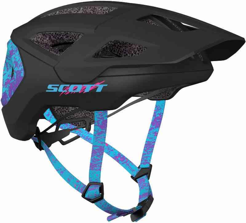 Scott Tago Plus (MIPS) Hjelm - Sort/Marmor Lilla