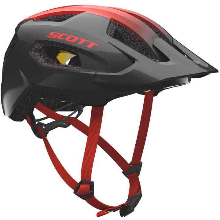 Scott Supra Plus (MIPS) Hjelm – Grå/Rød Model