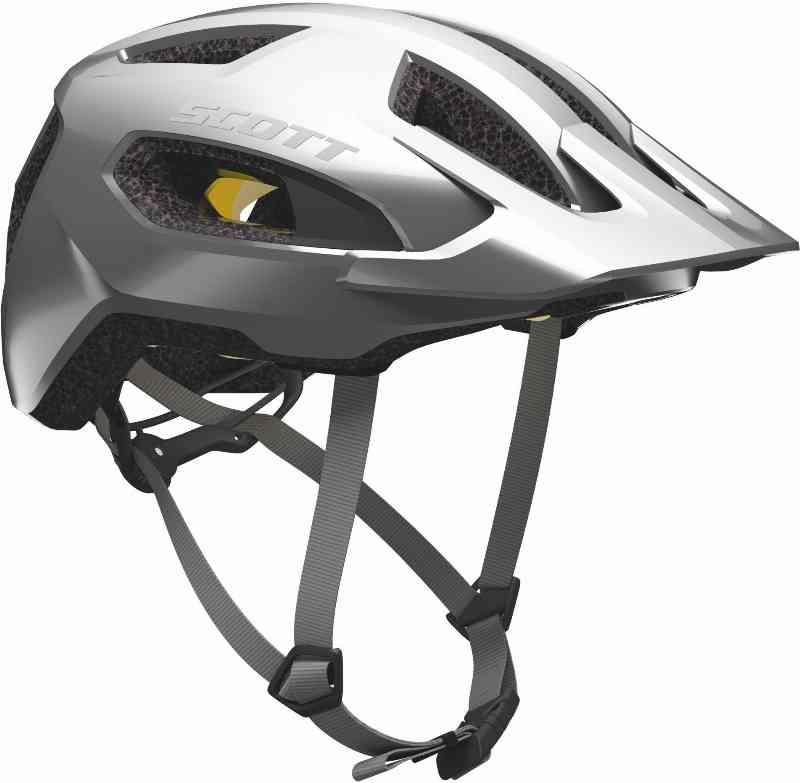 Scott Supra Plus (MIPS) Hjelm - Sølvfarvet