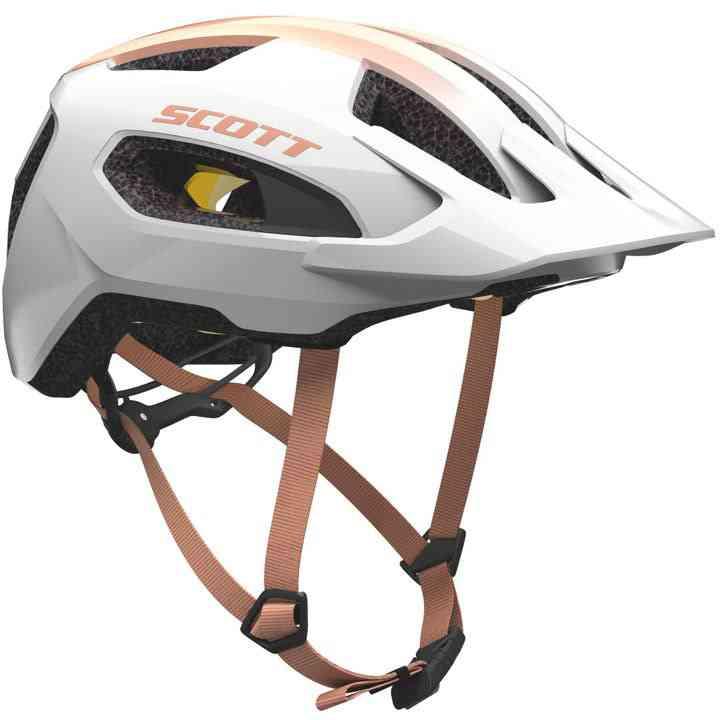 Scott Supra Plus (MIPS) Hjelm - Hvid/Rosa