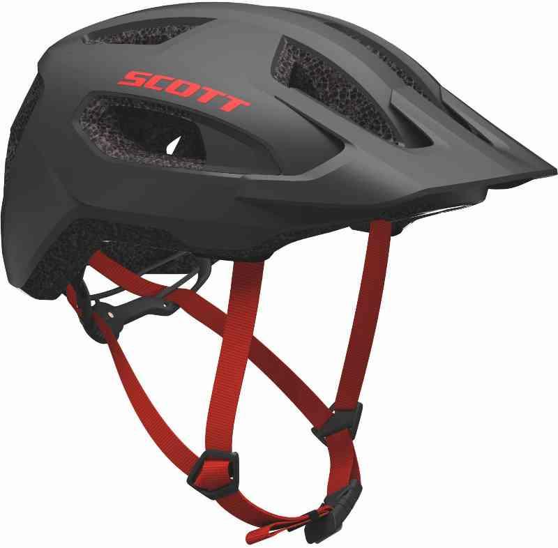 Scott Supra Hjelm - Grå og Rød