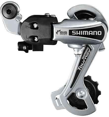 Shimano 6 Gear Bagskifter - RD-TY21 Tourney - Sort
