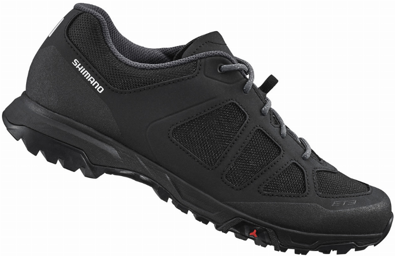 Shimano ET300 E-Bike Flade Pedaler Dame Sko - Sort