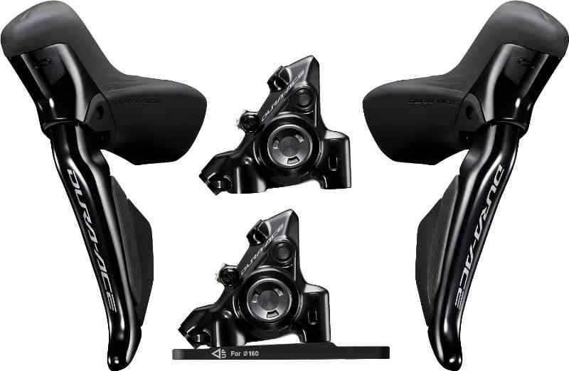 Shimano Dura Ace Di2 Venstre Greb 2/12 Gear + Bremse