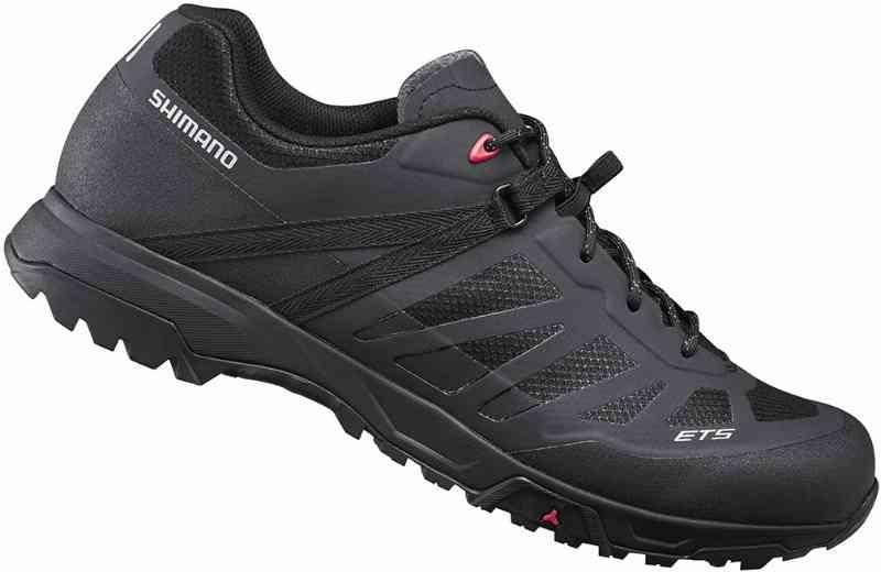 Shimano ET500 E-Bike Sko til Flade Pedaler - Sort