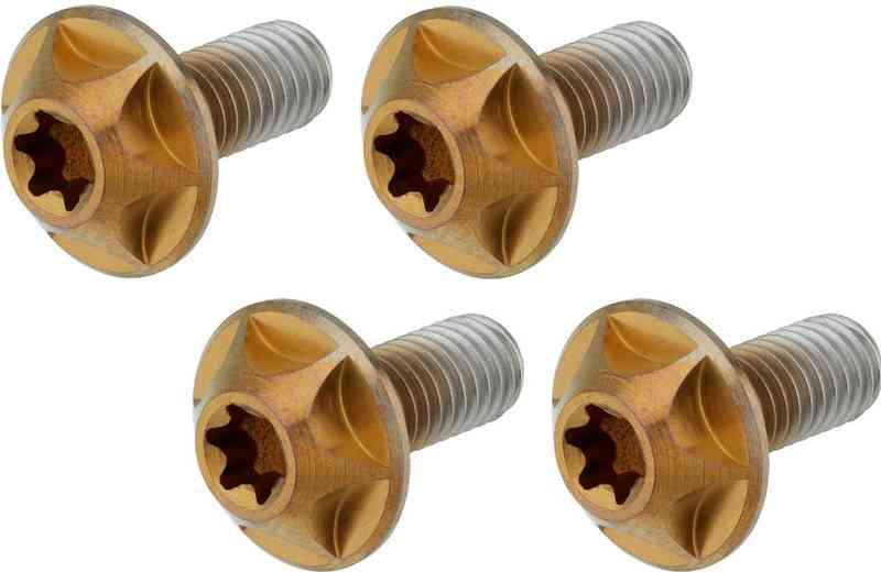 Silca Sicuro Titanium Skruer - Guldfarvet