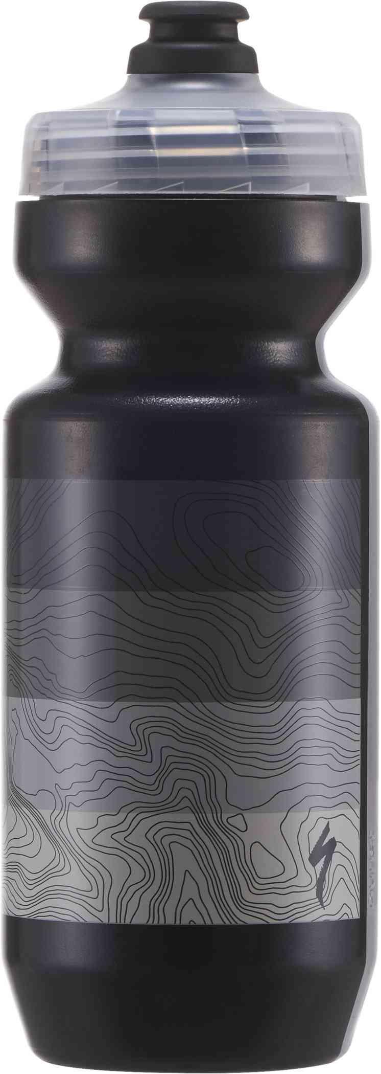 Specialized Purist MoFlo 650ml drikkeflaske - Stribet Sort