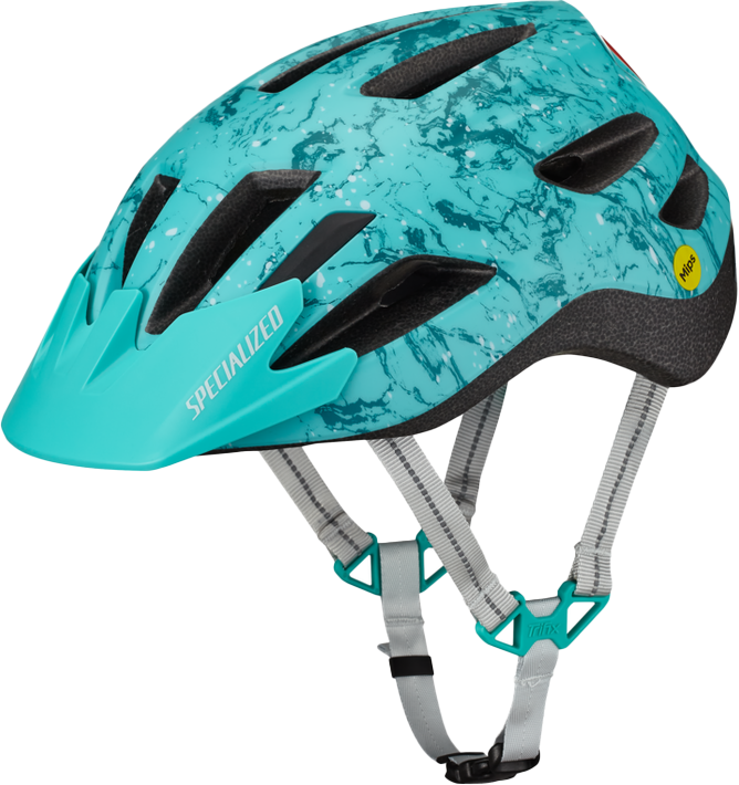 Specialized Shuffle Youth MIPS cykelhjelm med LED - Grøn