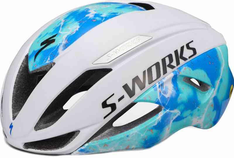 Specialized S-Works Evade MIPS Hjelm - Hvid/Blå