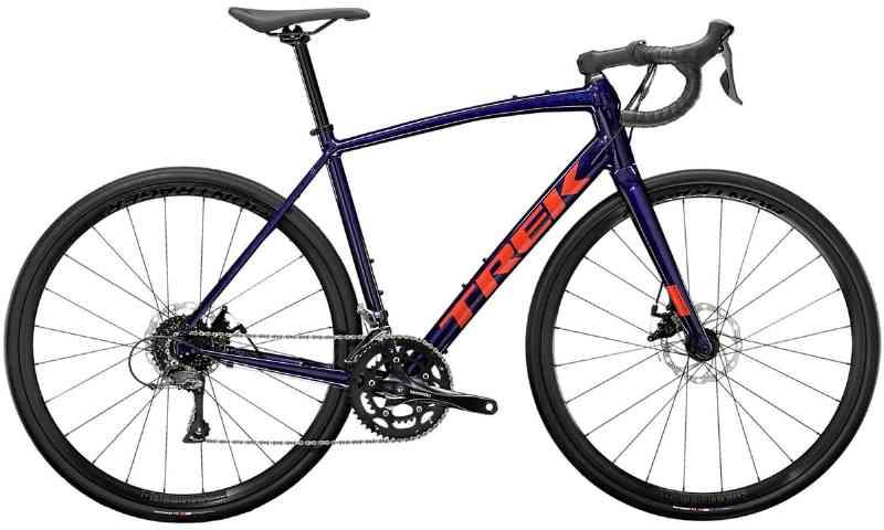 Trek Domane AL 2 Disc 2022 - Sort og Lilla Cykel