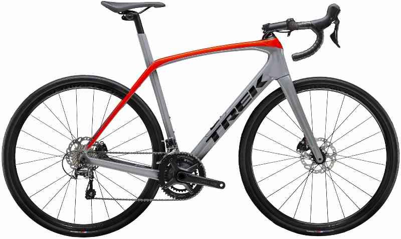 Trek Domane SL 4 2022 – Grå og Rød Cykel