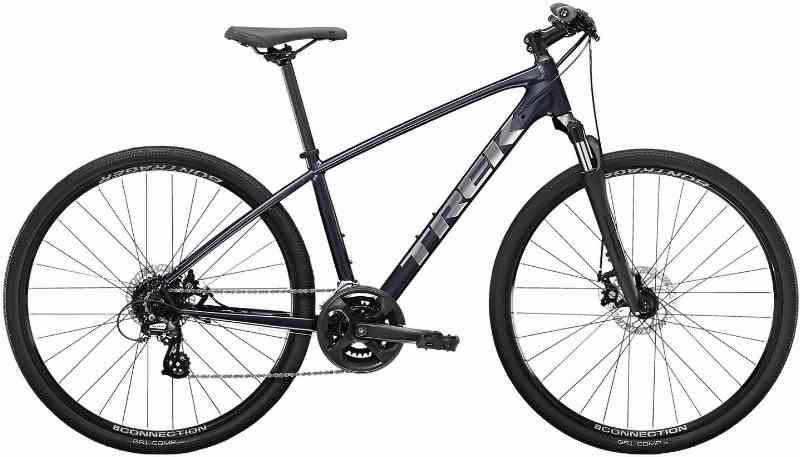 Trek Dual Sport 1 2022 - Hybridcykel i Blå Farve