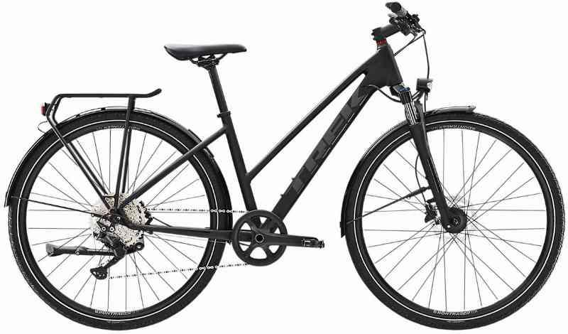Trek Dual Sport 3 EQ Dame 2022 - Sort Cykel
