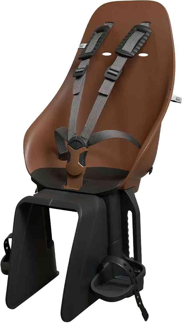 Urban Iki Barnestol i bioplast til cykel - Haniwa Brown/Bincho Black
