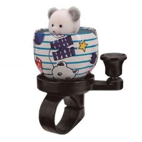 Bamse Ringeklokke til Cykel - Blå 22,2 mm