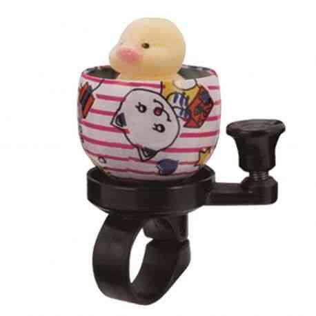 Ringeklokke til cykel - And, pink 22,2 mm