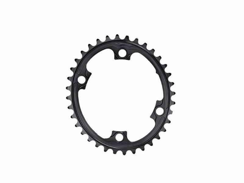 absoluteBLACK Oval klinge - Shimano 34T - Sort 110 mm