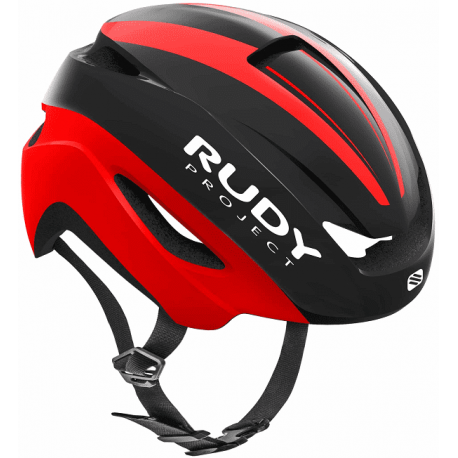 Rudy Project Volantis cykelhjelm – mat sort/rød