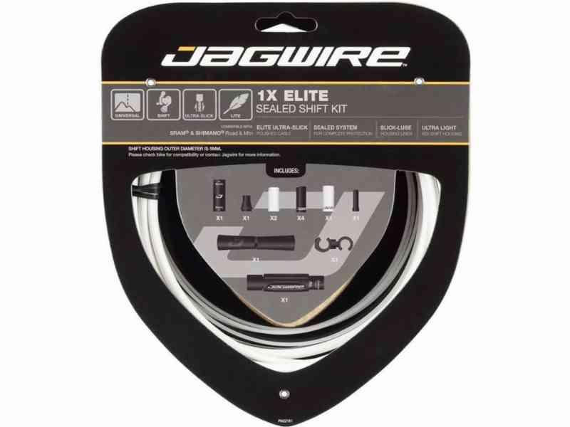 Jagwire Elite Gearkabelsæt med STS-EL - Hvid