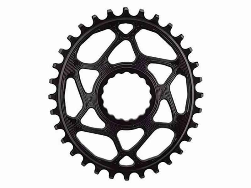 absoluteBLACK Oval klinge 34T - Singlespeed - Sort