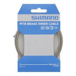 Shimano MTB Bremsekabel Rustfrit 1,6x2050mm - Cykeldele
