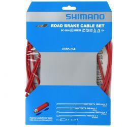Shimano Racer Bremsekabelsæt DA9000 Rød