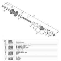 Shimano Hjulnav Aksel 157mm FH-M7130-B - Cykeldel
