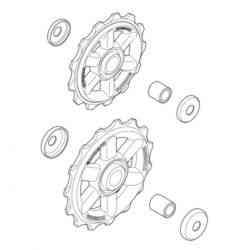 Shimano Gearhjul Par Altus 13&15t, 8-speed - Cykeldel