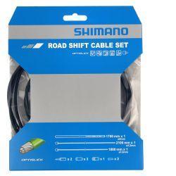 Shimano Optislik Racer Gearkabelsæt, Sort