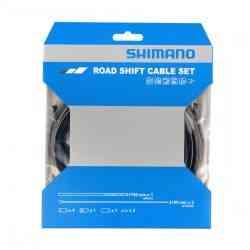 Shimano Racer Gearkabelsæt Sort 170cm Rustfri