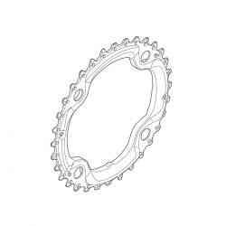 Shimano 32t Klinge FC-T521, 104mm, Sort, 10 gear