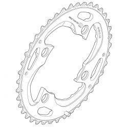 Shimano 40t Cykelklinge FC-M782/672 96mm Sort