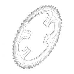 Shimano FC-9000 11-speed Klinge 52/38 til Cykel
