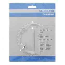 Shimano Klinge FC-M341/415 32T 104mm Sølv - Cykel