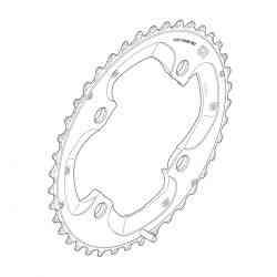 Shimano Klinge FC-M785 40T 10-speed Sort