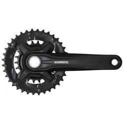 Shimano 9-speed Dobbelt Kranksæt 170mm 36/22t