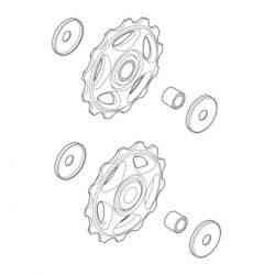 Shimano 13t Pulleyhjul til Alivio/Acera, 8-sp